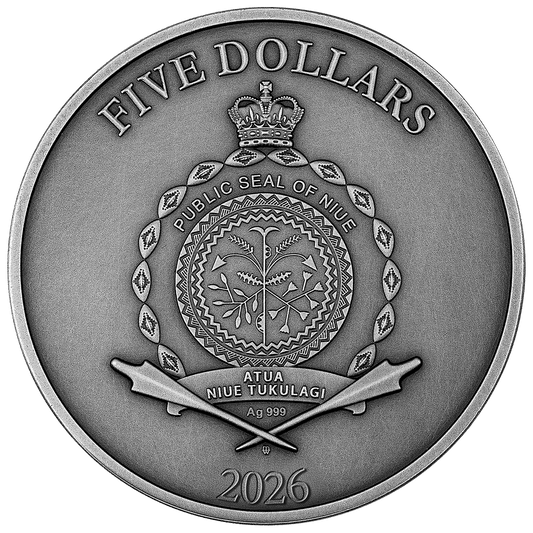 2026 Niue Wings of Light Dragonfly 2 oz Silver Coin
