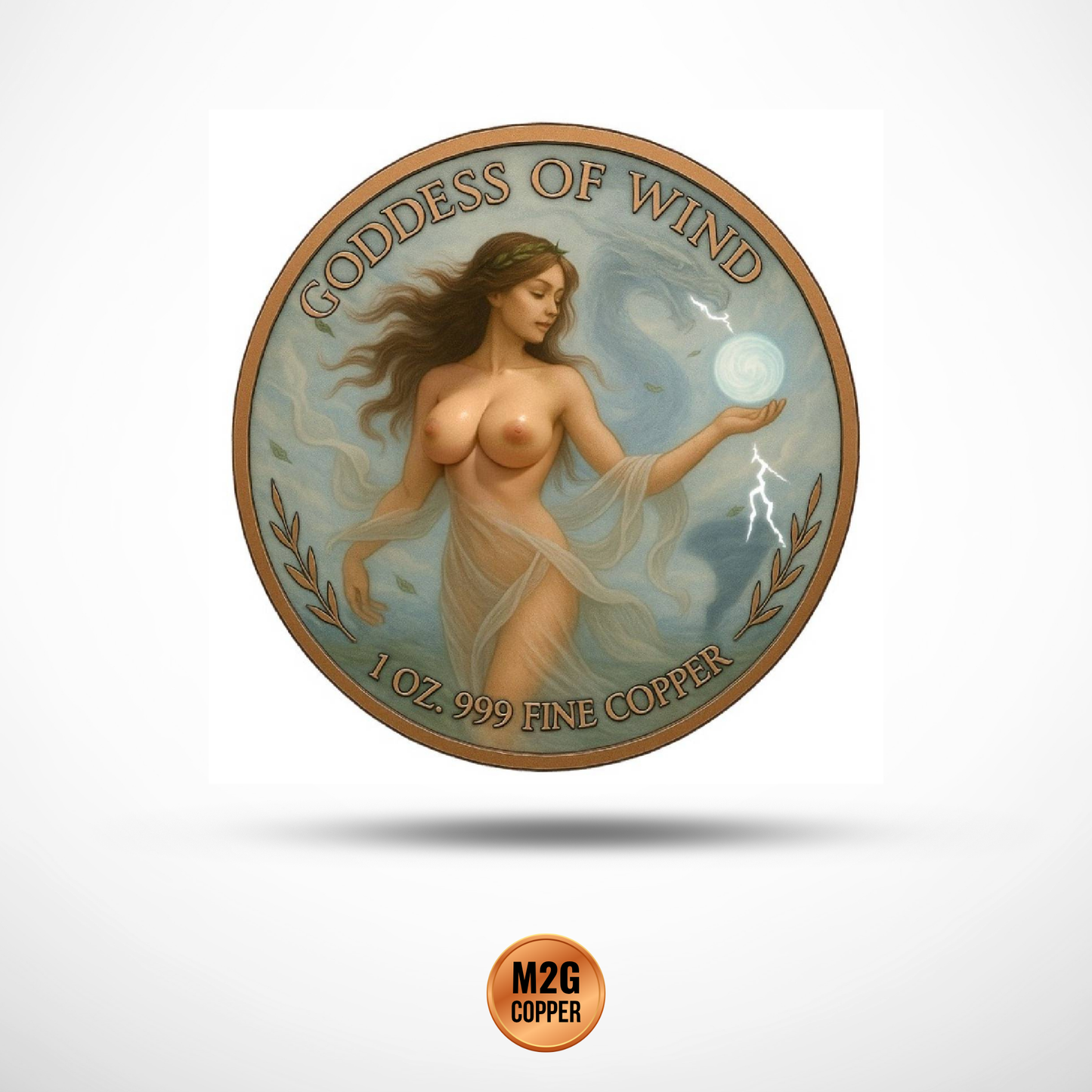 Goddess of Elements – Colorized 5 x 1oz Copper Round Set