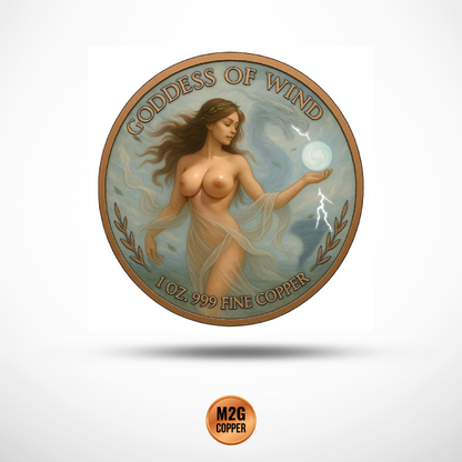 Goddess of Elements – Colorized 5 x 1oz Copper Round Set