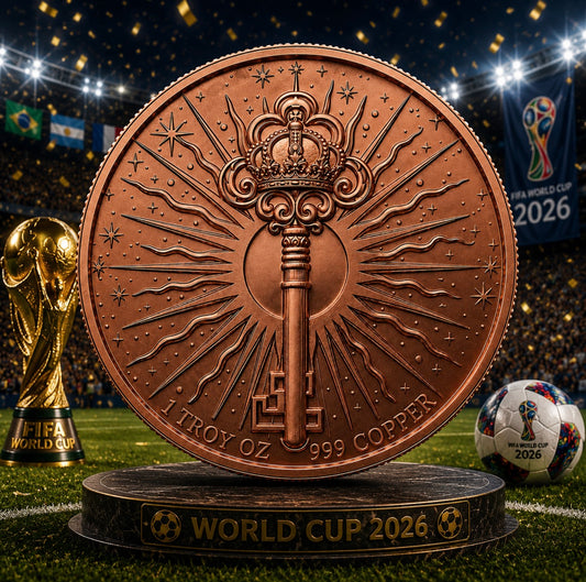 2026 Football Star Series: 1oz Cristiano Ronaldo CR7 Copper Coin UHR