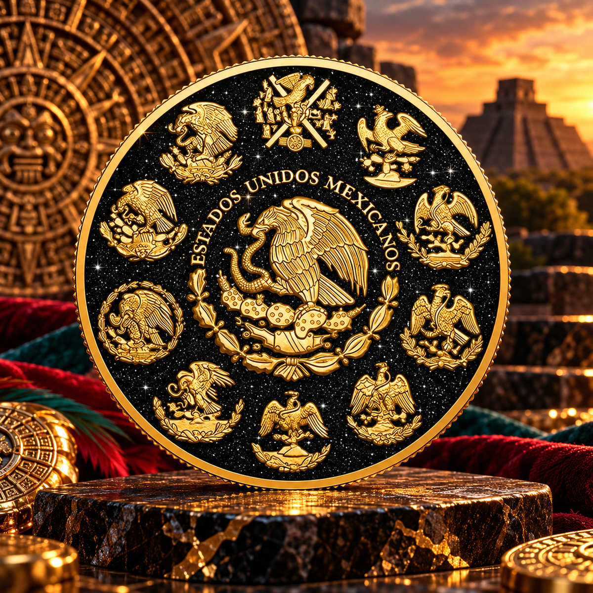 2024 Mexico Libertad Guardians of the Angel Edition 1 oz Silver Coin