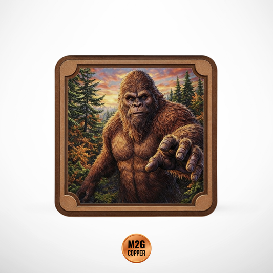 Bigfoot Colorized 1 oz Copper Medal