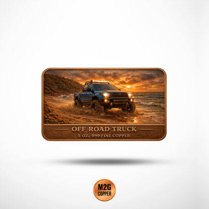 Pedal to the Metal Automotives Series 2 Colorized 5 oz Copper Bar (Set of 3)