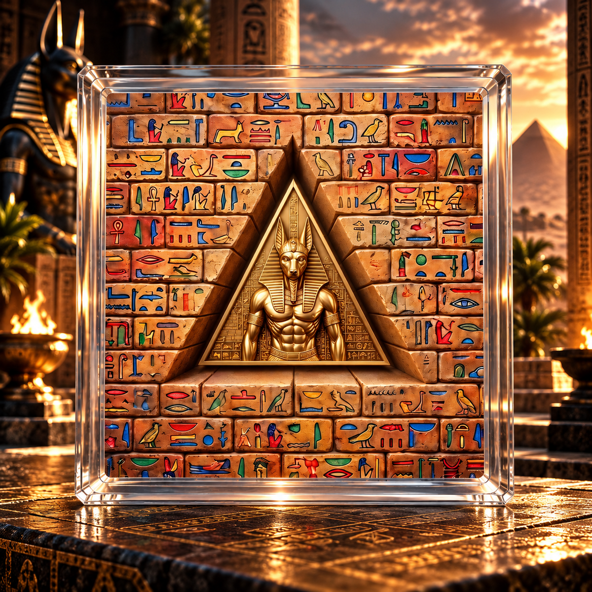 Egyptian Gods - Anubis 1/20g Gold Medal
