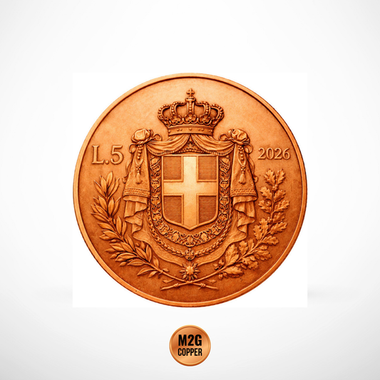 The First Italian – 1oz Copper Round