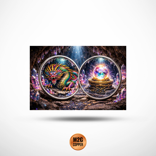 2026 Majestic Dragon 1oz AVDP .999 Copper Round