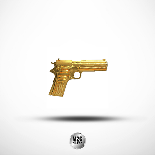 2026 Liberia 3D M1911 Pistol – 8g .999 Silver Coin (Blind Box Edition)