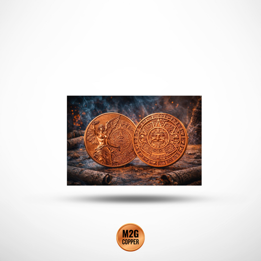 2026 Kilo Angel of Mexico Kilo .999 Copper Medal