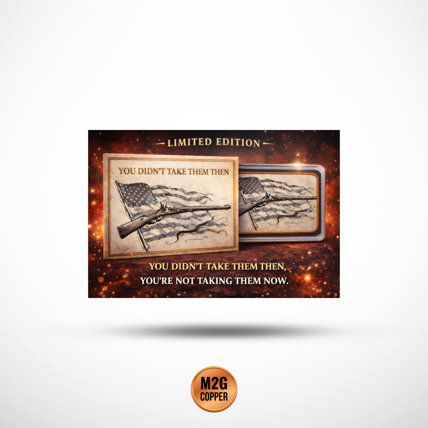 2nd Amendment Rifles 1 oz Copper Bar