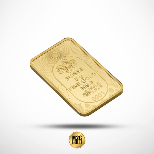 2026 Pamp Suisse Lucky Scarab 5g Gold Bar in Card