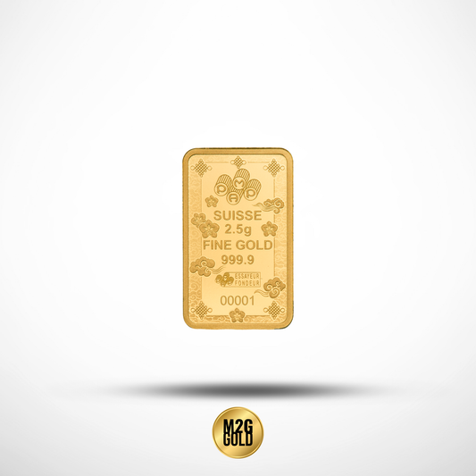 2026 Pamp Suisse Lucky Cat 2.5g Gold Bar in Card