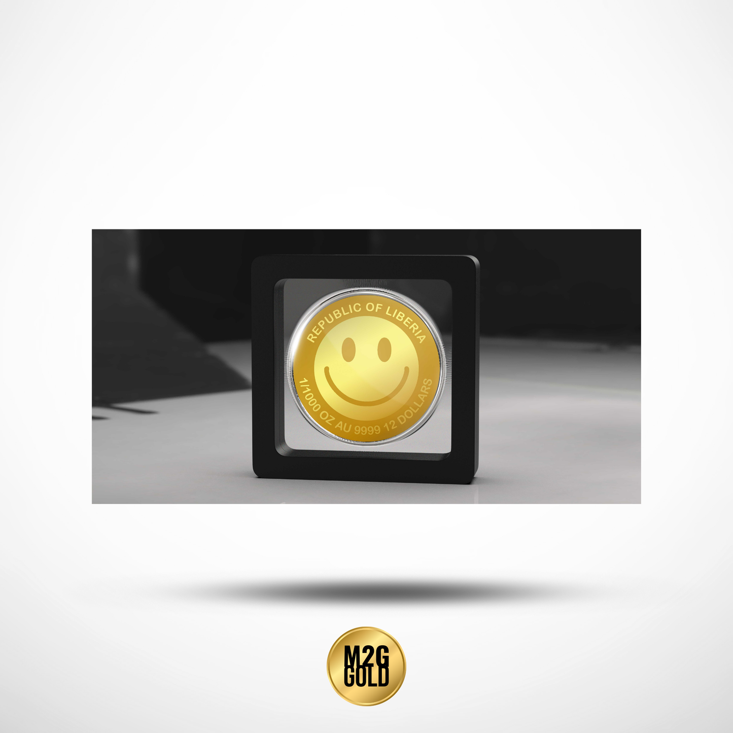 2026 Liberia Smiley 1/1000 oz Gold Coin