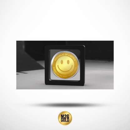 2026 Liberia Smiley 1/1000 oz Gold Coin