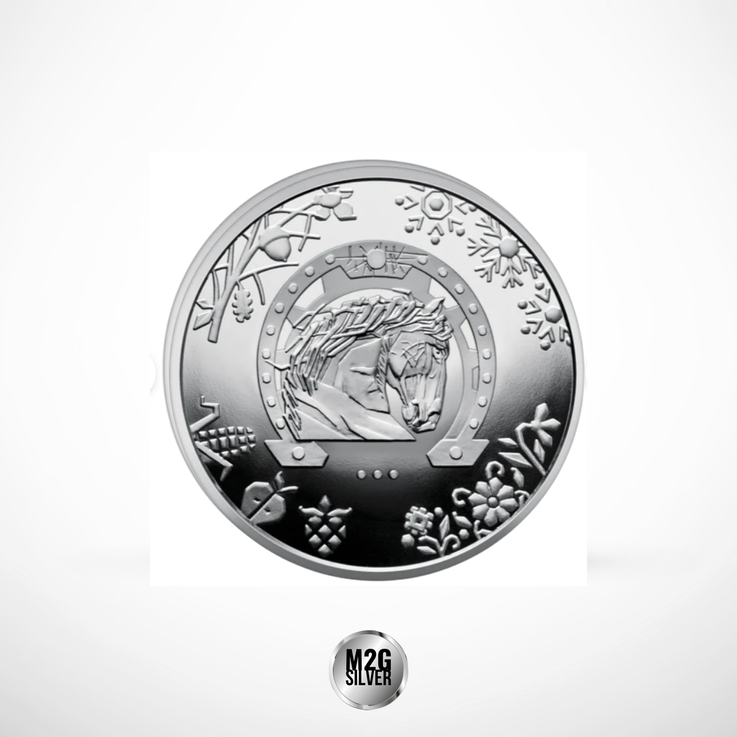 2026 Ukraine Year of the Horse 16.5g CN Coin in Card