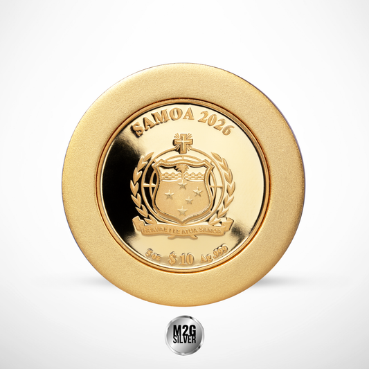 2026 Samoa 3D Crown 5 oz Silver Coin