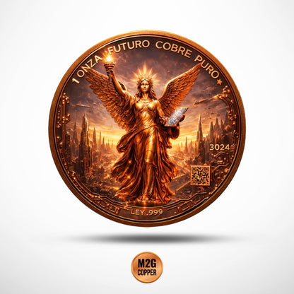 LIBERTAD 3024 Future Coin - 1 Oz .999 Copper Round Italy 2026