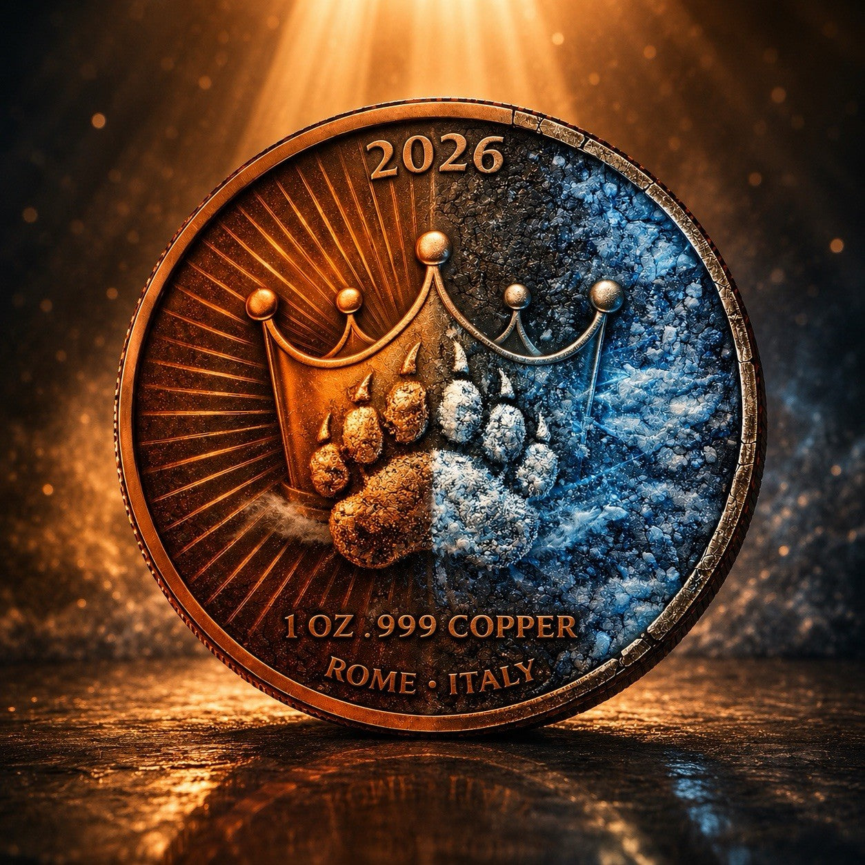 Bear Virtues Series 1 Oz Copper Round Italy 2026
