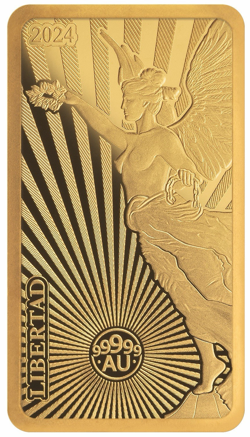 2024 Solomon Islands World's Purest Bullion  Libertad 1/100 Gold Bar