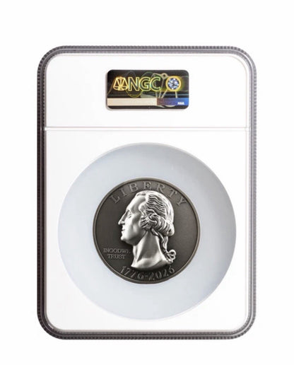 2026 5oz Coming to Life Bicentennial Quarter NGC MS70