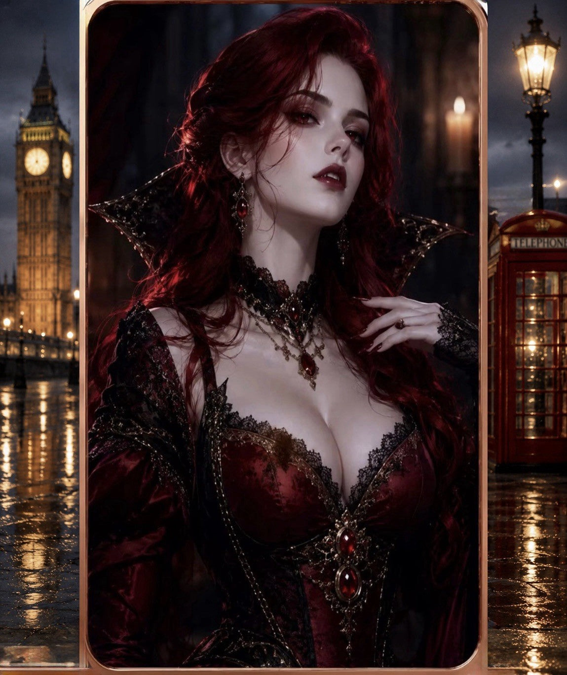 2026 Forbidden Beauties Collection Crimson Duchess 5oz UHR Copper Bar