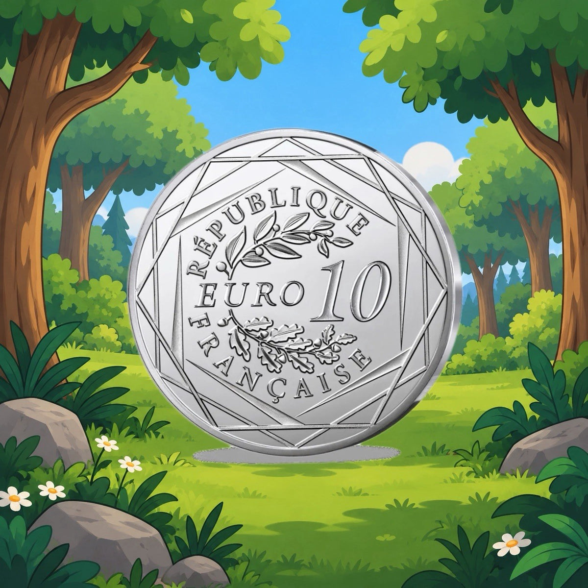 2026 France Disney Winnie the Pooh Limited Edition 13g Silver Coin