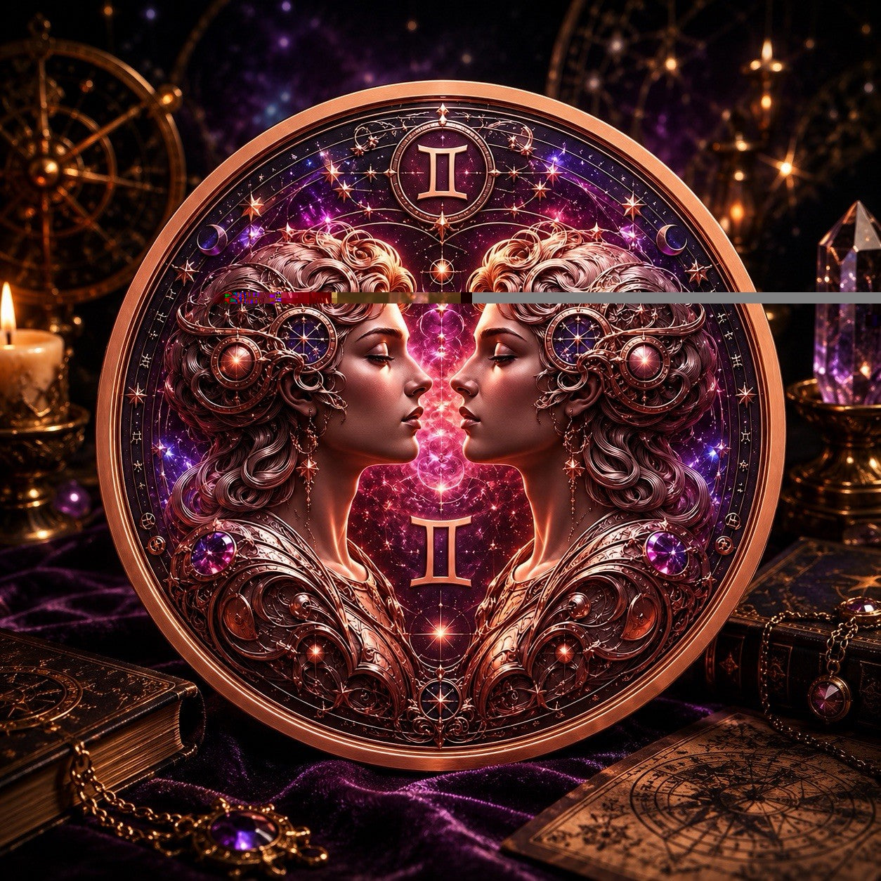 2026 Celestial Zodiacal Series: Astro Zodiac Gemini  5oz UHR Copper