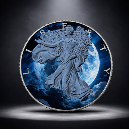 2026 U.S. Eagle Blue Moon Edition 1 oz Silver Coin