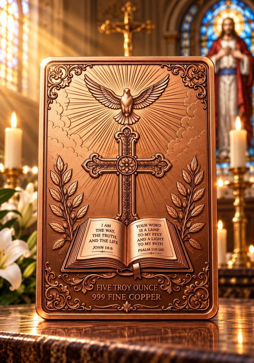 2026 Church Series: Sacred Sanctuary 5oz Copper Bar