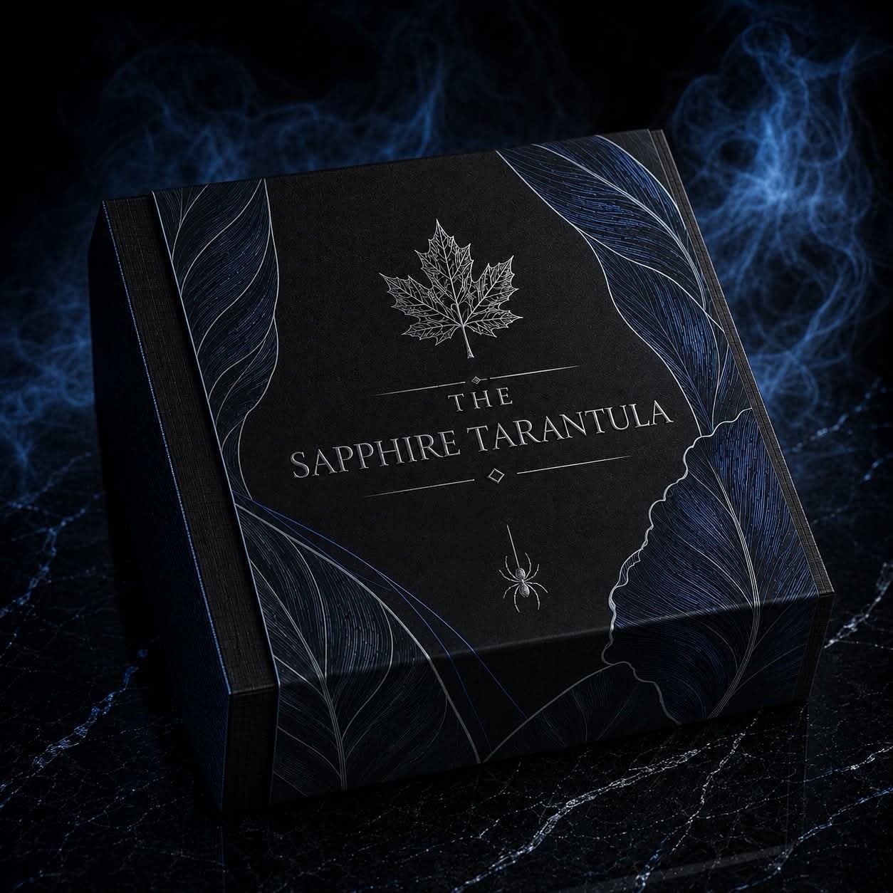 2026 Maple Sapphire Tarantula 1oz Silver Coin with 3D Jewel Spider