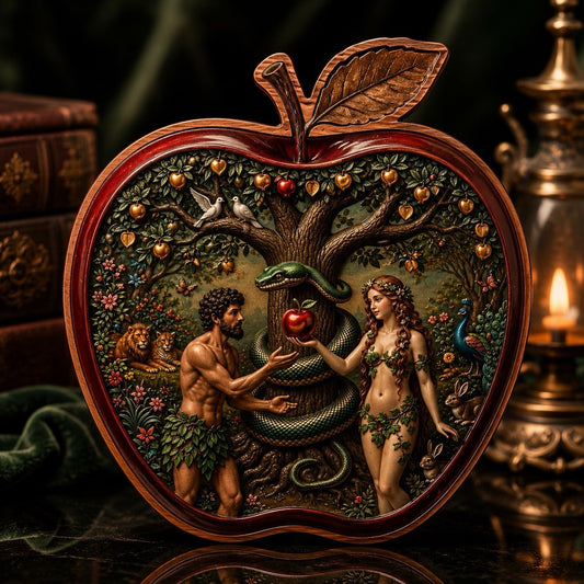 Adam and Eve Shaped 5 oz Copper Medal