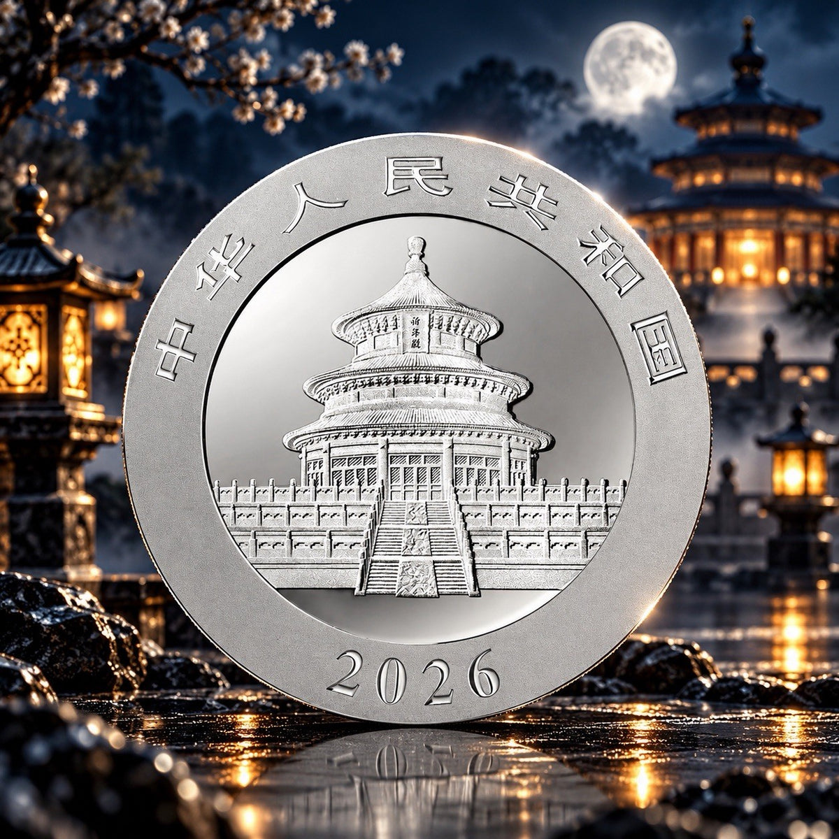 2026 China Panda Chameleon Effect 30g Silver Coin