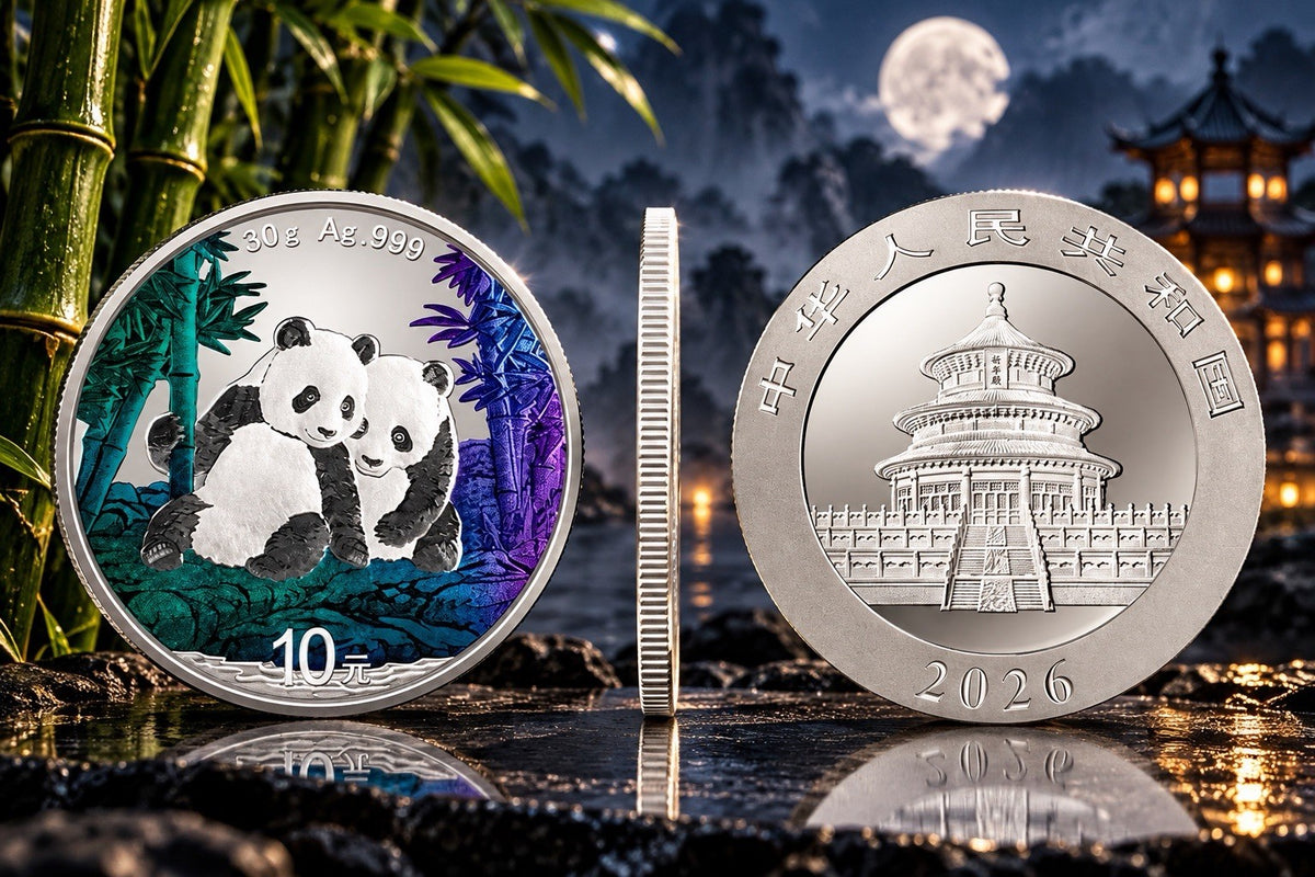 2026 China Panda Chameleon Effect 30g Silver Coin