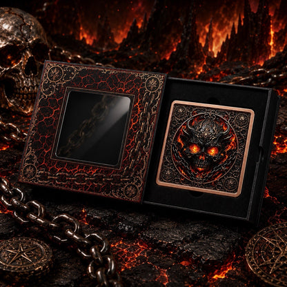 Skulls of the Underworld - Hellfire Skull 5 oz Copper Bar