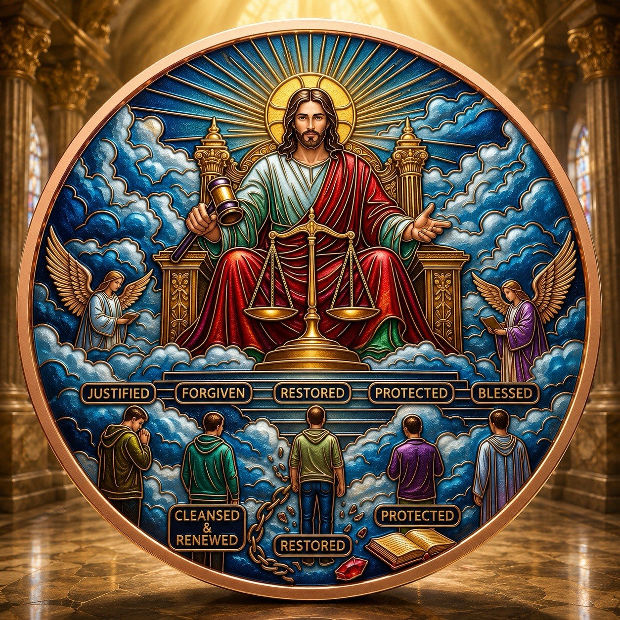 2026 Jesus Series: Christ the Righteous Judge 5oz Copper Coin (PRE-ORDER)