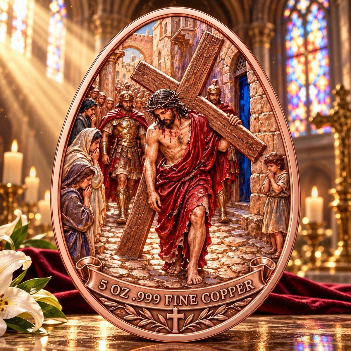 2026 Divine Revelations Series: The Weight of Redemption 5oz Copper
