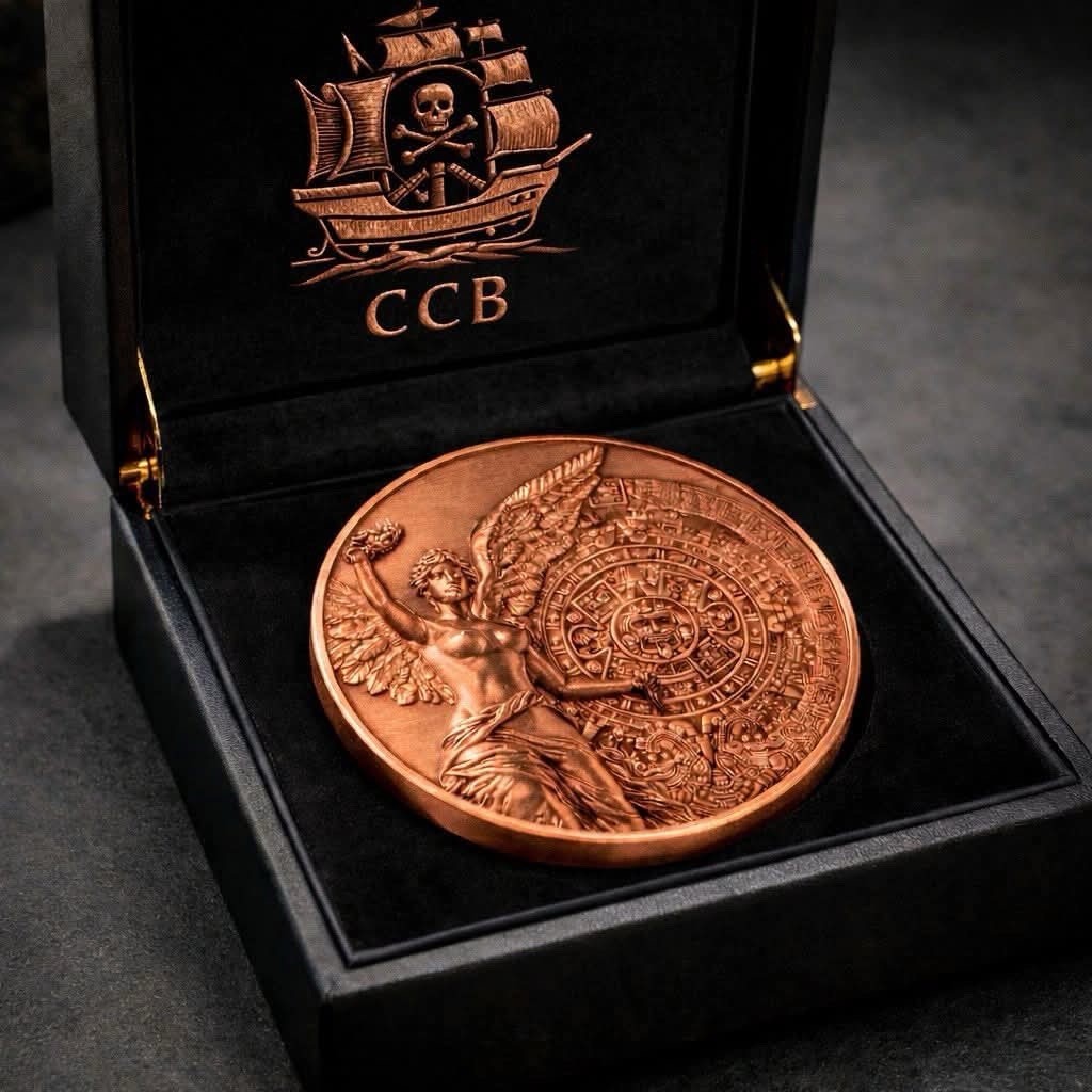 Angel of Mexico 1 Kilo Copper Medal (PRE-ORDER)