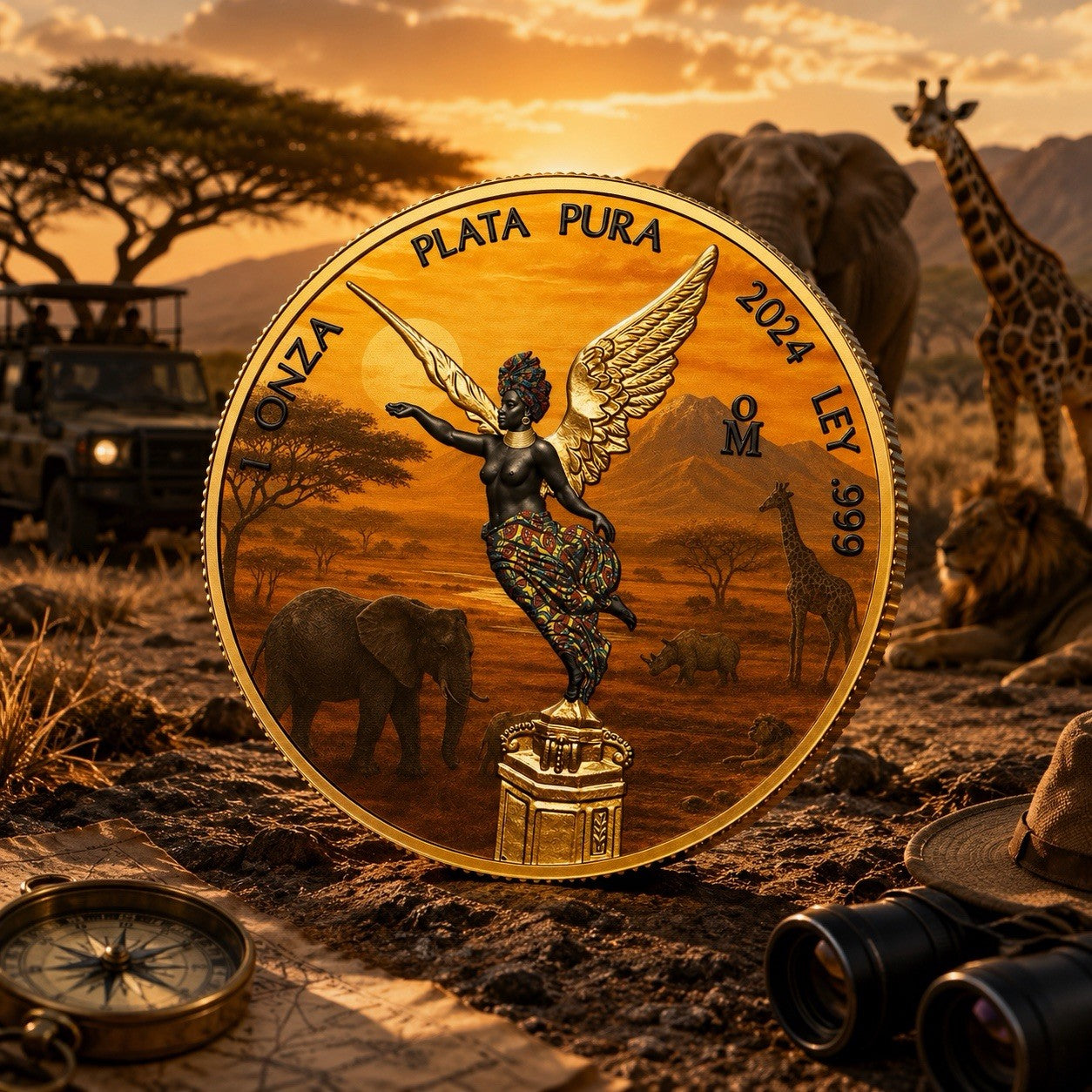2026 Zambia Liberty 5 oz Copper Coin - Pre-Order, Unique African Design