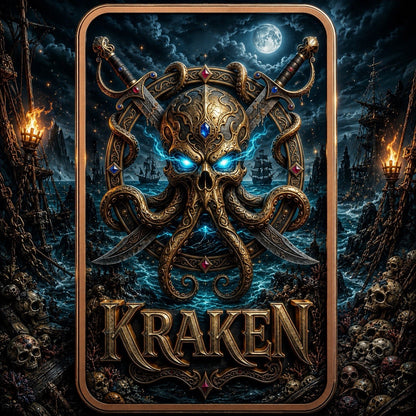2026 Pirate Adventure Series: The Kraken 5 oz Copper Bar