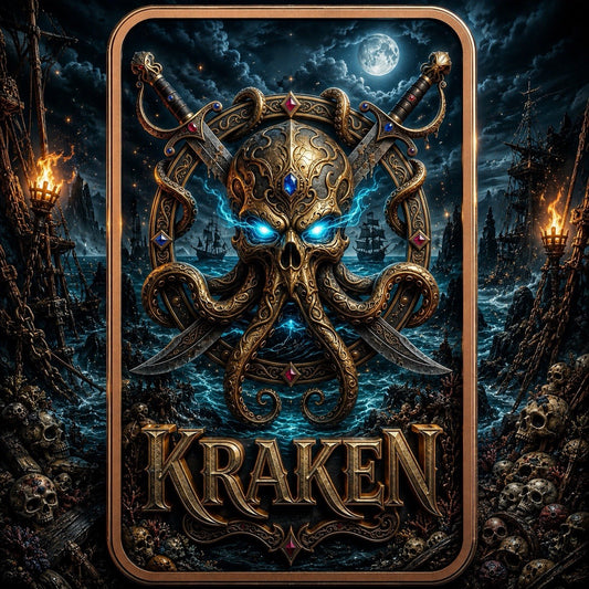 2026 Pirate Adventure Series: The Kraken 5 oz Copper Bar