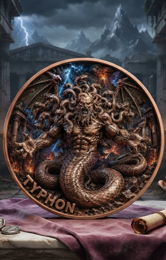 2026 Monsters of Olympus Serie: Tipton   5oz Copper Coin