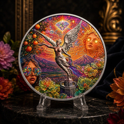 2024 Mexico Libertad in the Sky with Diamonds 1 oz Silver Coin