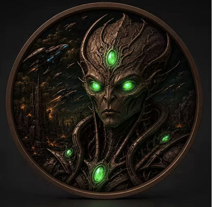 2026 Beyond the Universe: Invasion Warning   1oz Copper Coin Glow FX