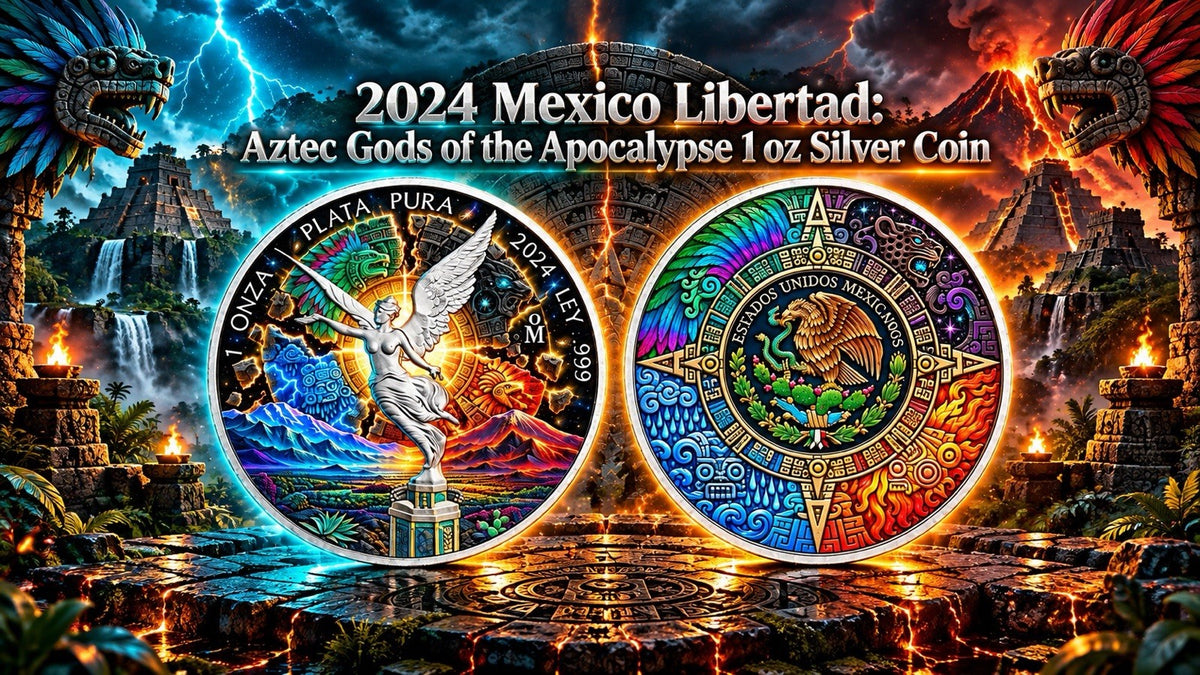 2024 Mexico Libertad Aztec Gods of the Apocalypse Edition 1 oz Silver