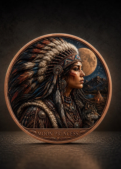 2026 Spirits Indian Series: Moon Princess 5oz Copper Bar