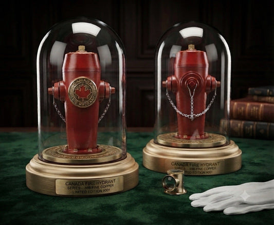 Fire Hydrants Around the World - Canada 3D 5 oz Copper Medal