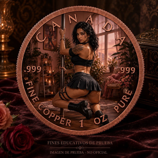 2025 Canada Maple Sexy Pole 1 oz Copper Coin