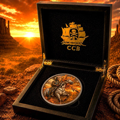 2026 Year of the War Horse Colorized Fire Born 10 oz .999 Copper