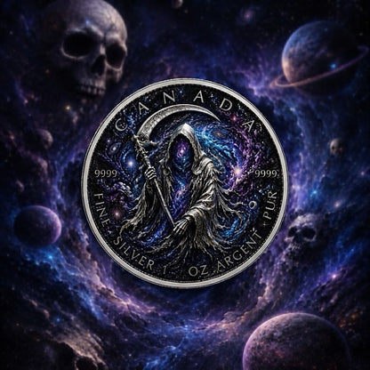 2026 Canada Maple Leaf Cosmic Reaper Edition 1 oz Silver Coin (PRE-ORDER)