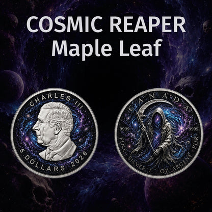 2026 Canada Maple Leaf Cosmic Reaper Edition 1 oz Silver Coin (PRE-ORDER)