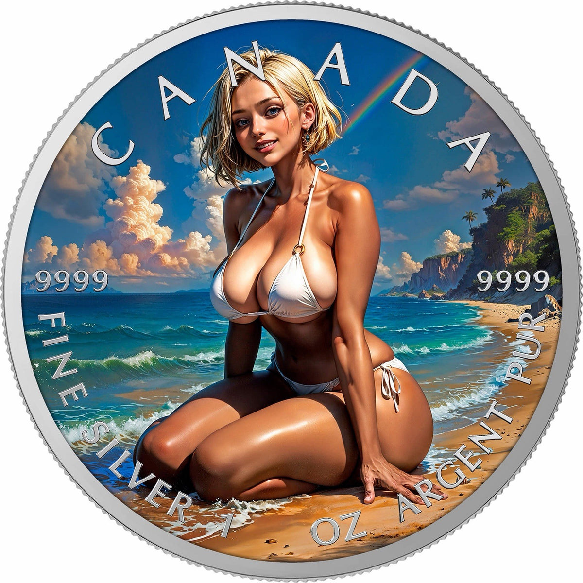 2026 Canada Maple Leaf Welcome Summer Edition 1 oz Silver Coin